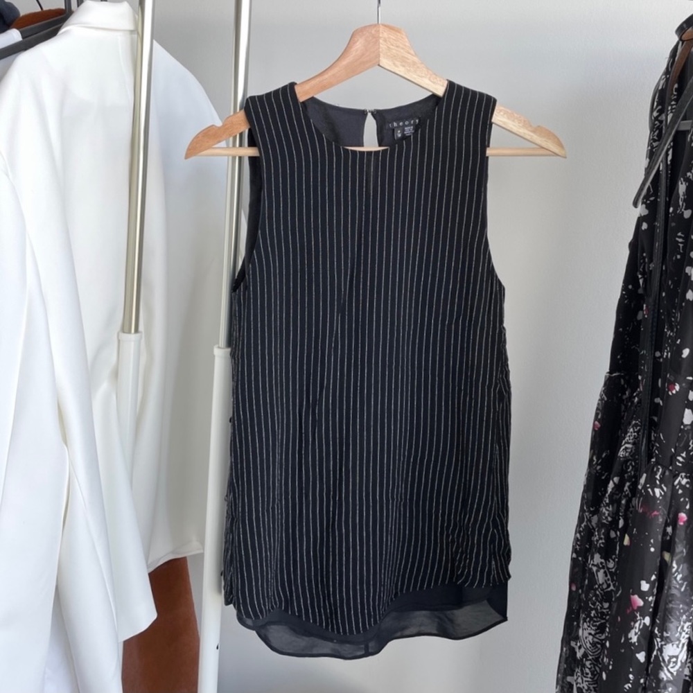 Theory chiffon tank top (like new)
